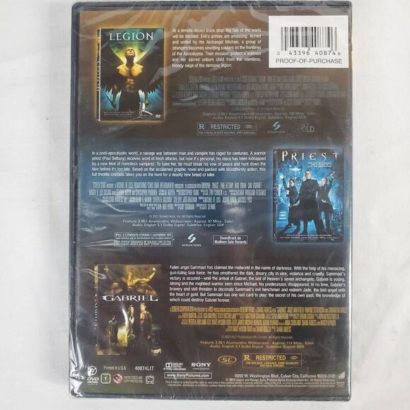 The Fallen Angel 3-Movie Collection DVD - Picture 2 of 2